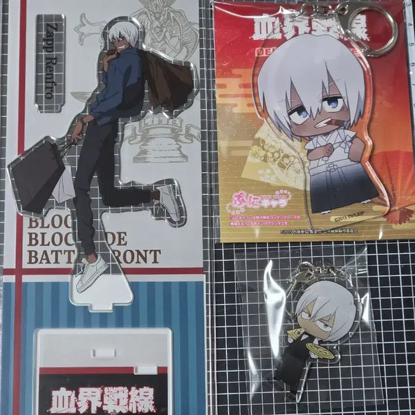 [BUNJANG] Kekkai Sensen 3 Types Acrylic Stand Bundle / [일괄/새상품] 혈계전선 재프 3종 아크릴 일괄 판매