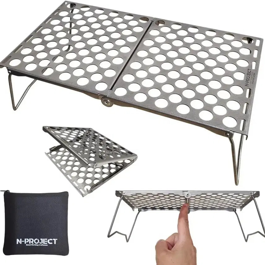 [BUNJANG] Nprojet Titanium Backpacking Table with Pouch / nprojet 백패킹 티타늄 테이블