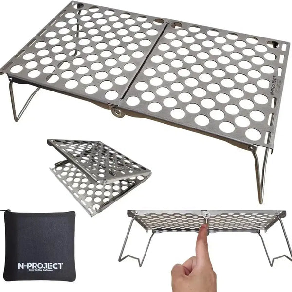 [BUNJANG] Nprojet Titanium Backpacking Table with Pouch / nprojet 백패킹 티타늄 테이블