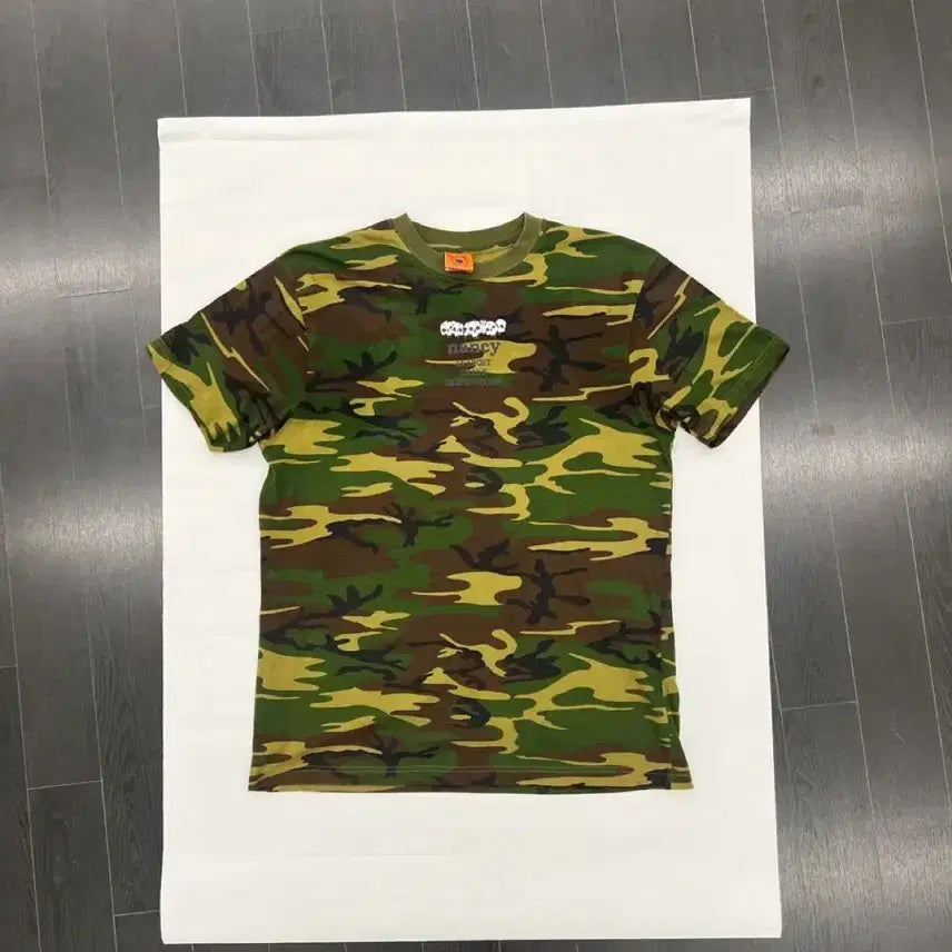 [BUNJANG] Nancy Camouflage Short Sleeve T-Shirt XL / 낸시 카모플라주 반팔티셔츠 xl