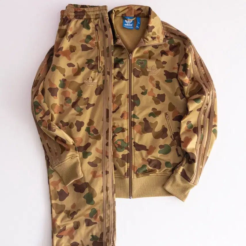 [BUNJANG] Adidas Firebird Camouflage Track Top & Pants Set 85 / 아디다스 파이어버드 카모 트랙탑 져지 세트 85