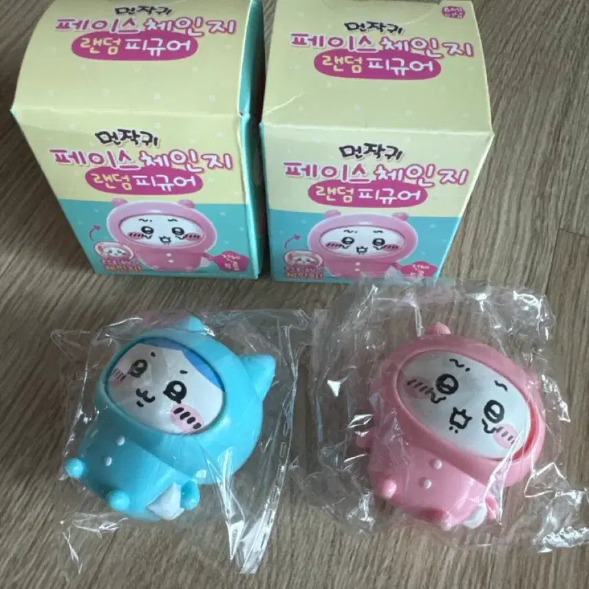 [BUNJANG] Chiikawa Hachiwara Face Change Figure Bundle Set / [일괄]하치와레 치이카와 먼작귀 페이스 체인지 피규어