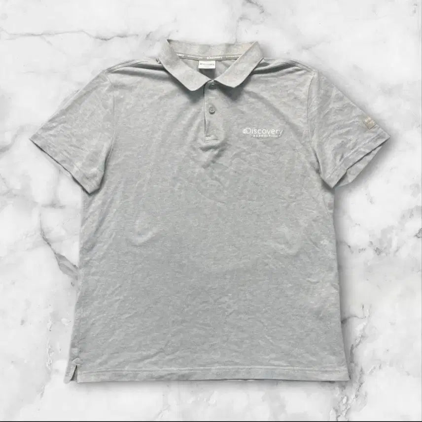 [BUNJANG] Discovery Expedition Men's Collared T-Shirt (Size 105) / 디스커버리 익스페디션 반팔 카라티105
