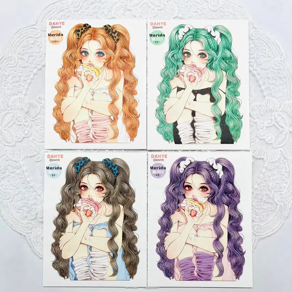 [BUNJANG] DAHYE Merida 4-Color Sticker Set / [인스] 다혜 DAHYE 메리다 4컬러 인스