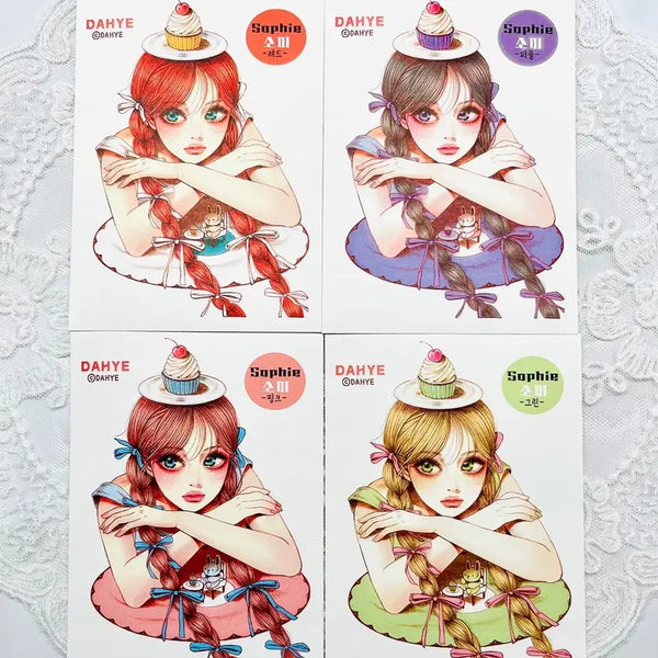 [BUNJANG] DAHYE Sophie 4-Color Sticker Set / [인스] 다혜 DAHYE 소피 4컬러 인스