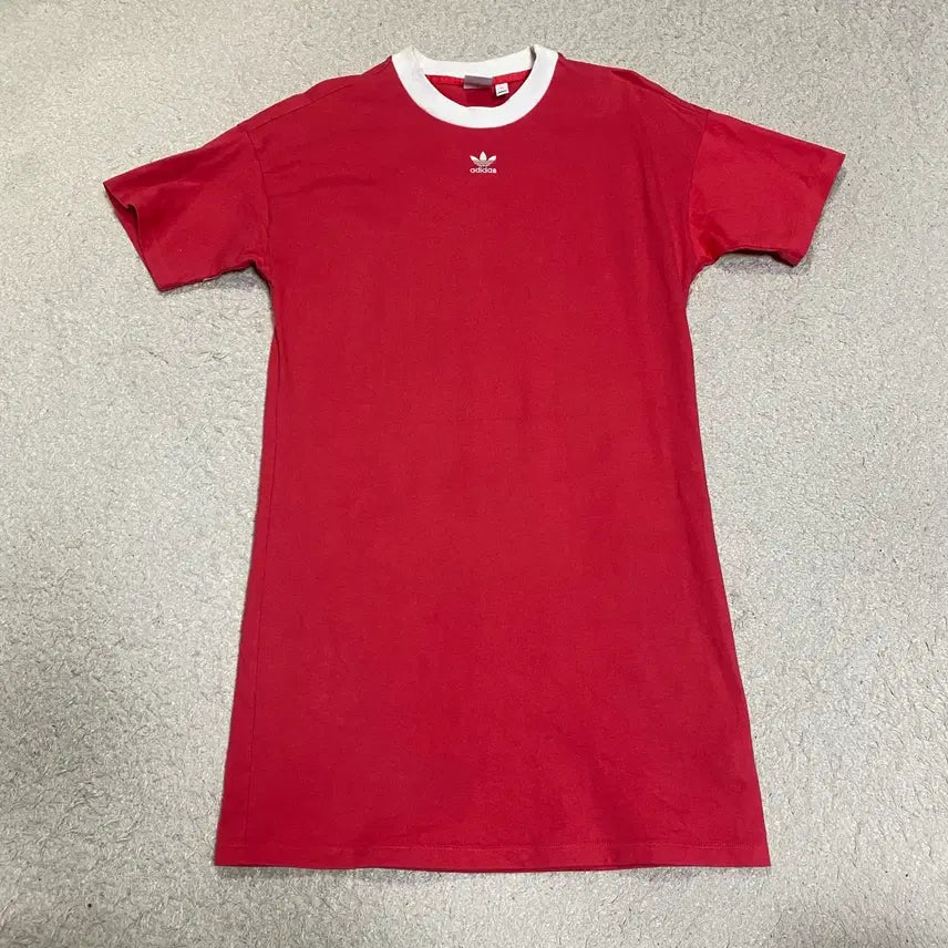 [BUNJANG] Adidas Trefoil Short Sleeve Dress M / 아디다스 트레포일 반팔 원피스 m