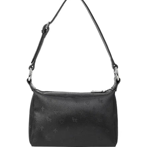 [BUNJANG] 3Times Jacquard Mini Bag Black / 쓰리타임즈 자카드 미니 백 블랙 가방