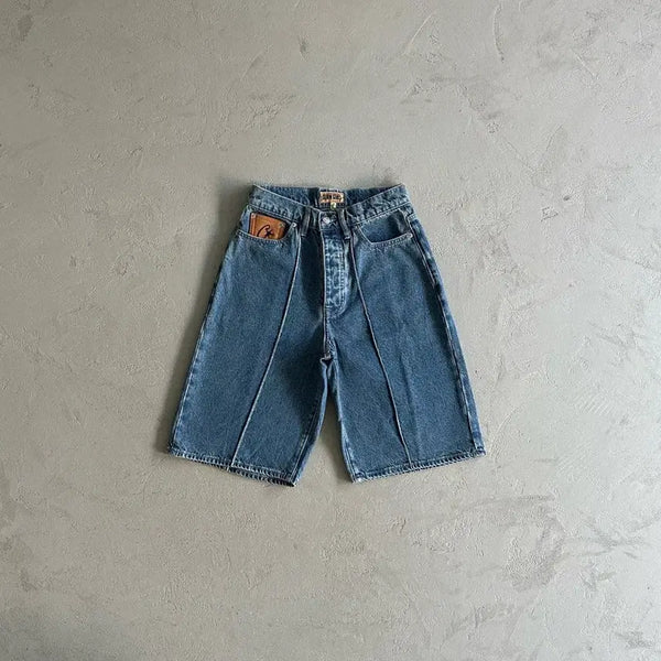 [BUNJANG] Courageous Sea Star Denim Shorts Faded Blue / 코르테이즈 씨 스타 데님 쇼츠 페이디드 블루