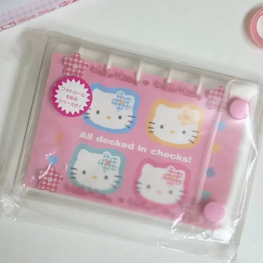 [BUNJANG] Classic Hello Kitty Diary Stickers & Address Book Set / 고전키티 키티 다이어리 스티커 카오하나 다이어리 주소록