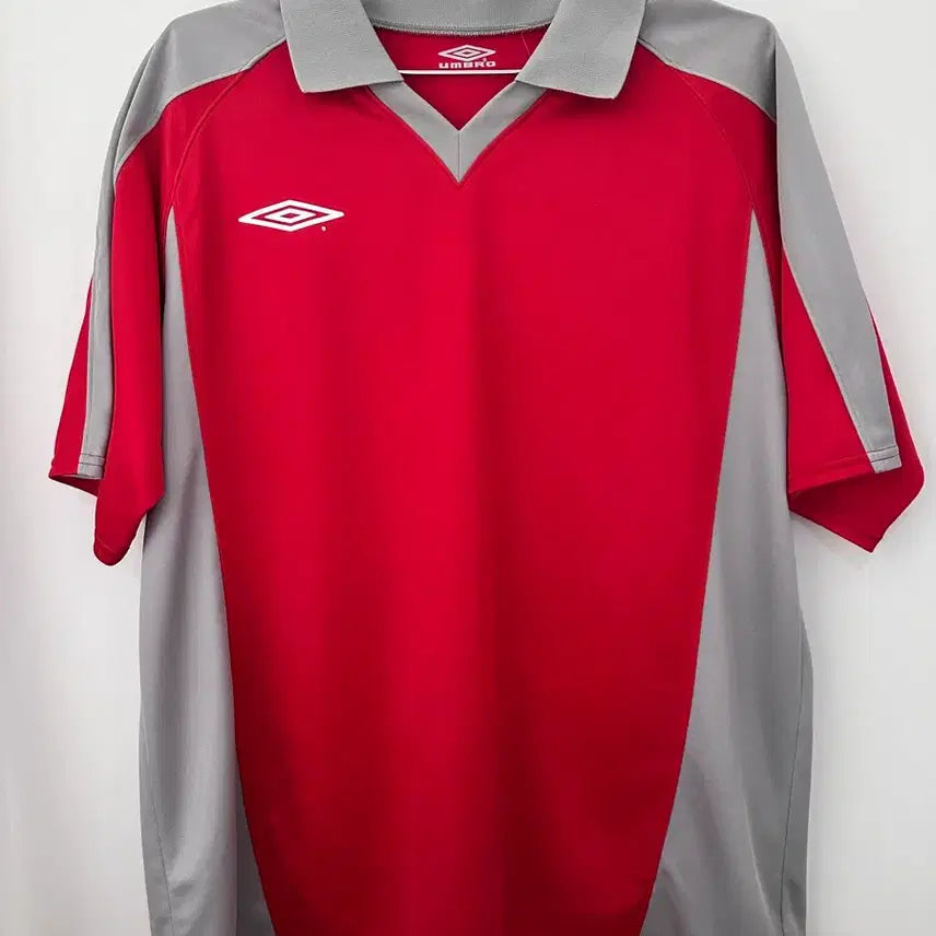 [BUNJANG] Umbro Vintage Football Jersey T-Shirt Red/Gray XL / [XL] 엄브로 빈티지 풋볼 저지 반팔 티셔츠