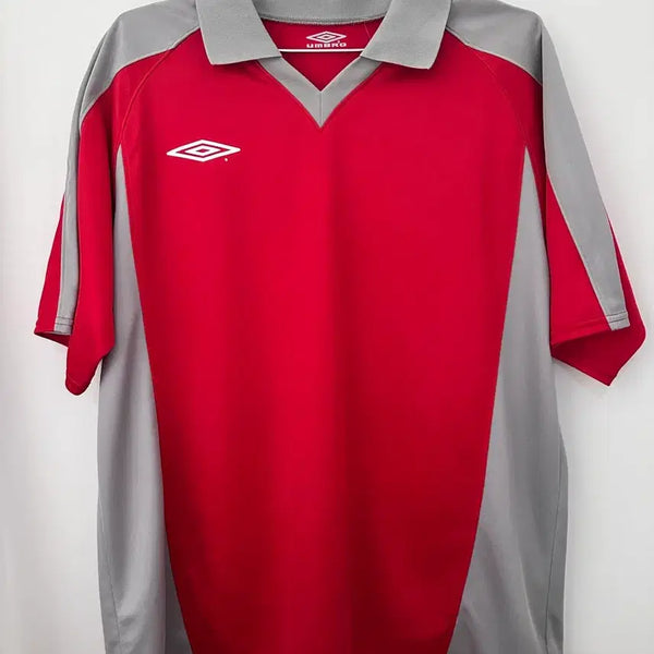 [BUNJANG] Umbro Vintage Football Jersey T-Shirt Red/Gray XL / [XL] 엄브로 빈티지 풋볼 저지 반팔 티셔츠