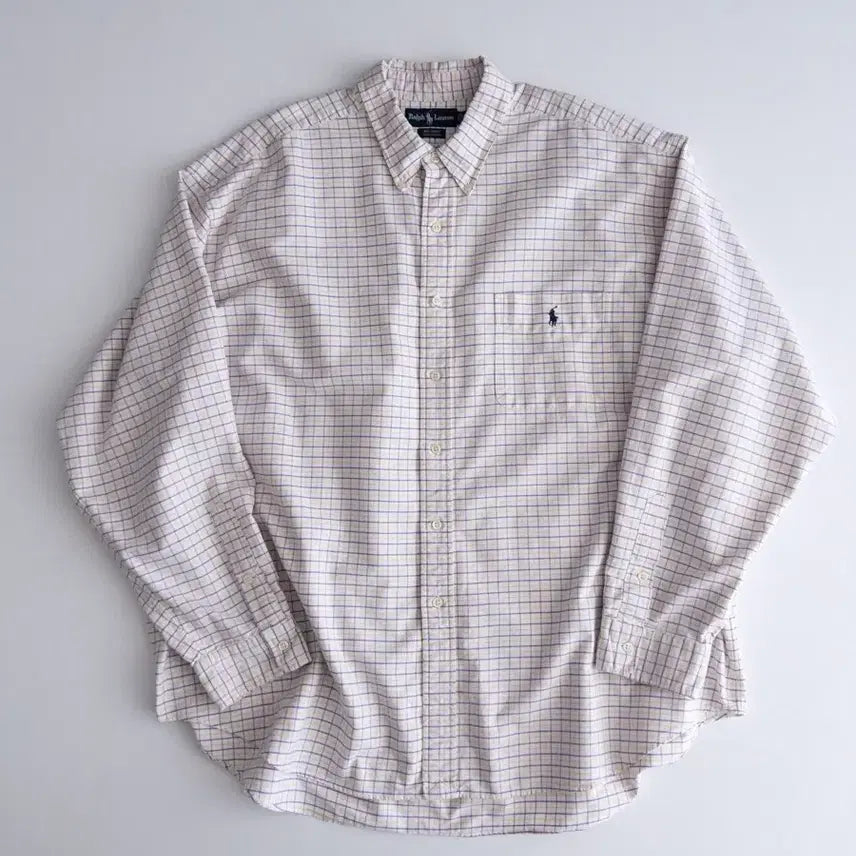 [BUNJANG] Polo Ralph Lauren Plaid Check Big Shirt XXL / 폴로 랄프로렌 체크 빅셔츠 XXL