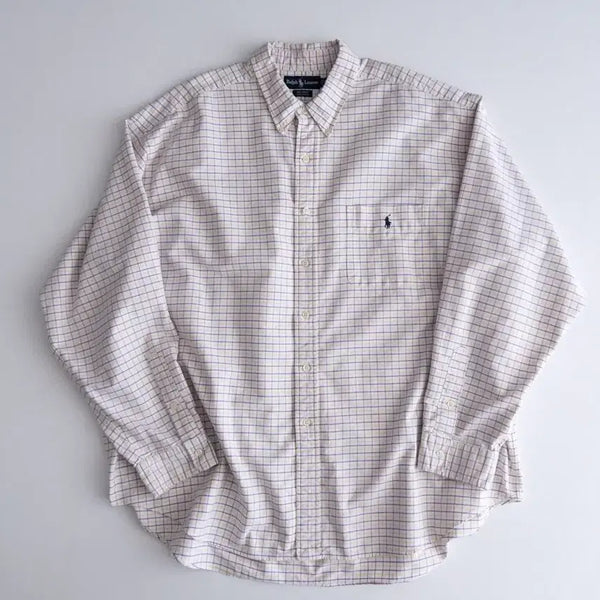 [BUNJANG] Polo Ralph Lauren Plaid Check Big Shirt XXL / 폴로 랄프로렌 체크 빅셔츠 XXL