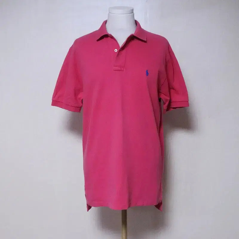[BUNJANG] Polo Ralph Lauren Men's Pink Short Sleeve Polo Shirt Size 100 / 폴로 남성100 남성 카라 반팔 티셔츠(9)