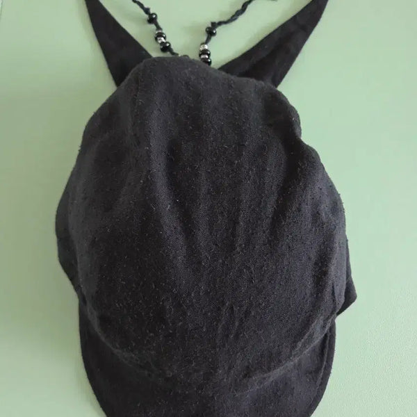 [BUNJANG] Hyein Seo Cat Ear Beaded Cap / 혜인서 노트캡