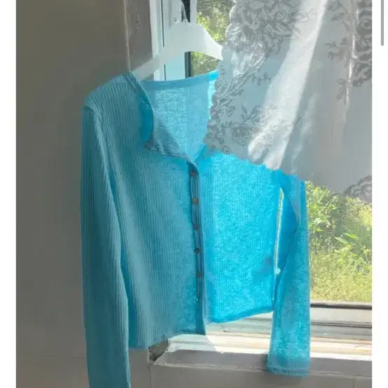 [BUNJANG] See-Through Cardigan / 시스루 가디건
