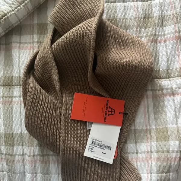 [BUNJANG] Andersen-Andersen Scarf Beige Camel New Arrival / 안데르센안데르센 스카프 베이지 카멜 새상품