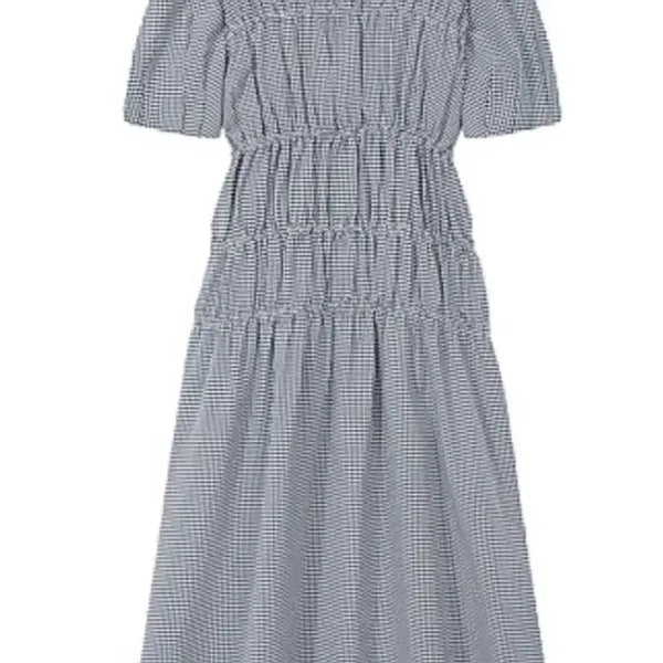 [BUNJANG] VOV Check Summer One-Piece Dress / VOV 보브 체크 썸머 원피스