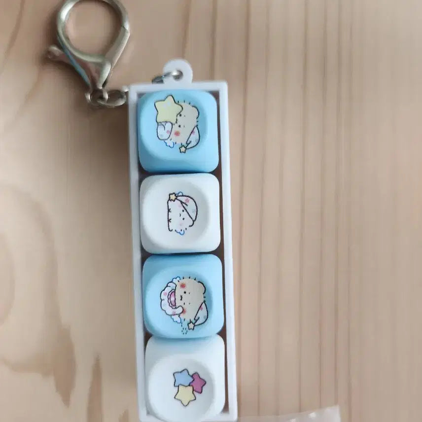 [BUNJANG] Manggeureojin Ggom Keycap Keyring (Unsealed) / 사용감 없음)망그러진곰 키캡키링