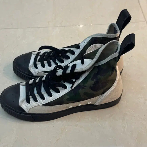 [BUNJANG] Onitsuka Tiger x Andrea Pompilio OK BASKETBALL RB Camo High-Top Sneakers / 오니츠카타이거 x 안드레아 폼필리오 콜라보 OK BASKETBALL RB