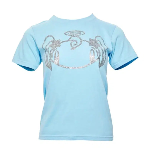 [BUNJANG] Shalom Club Furobam Sky Short Sleeve T-Shirt / 샬롬클럽 퓨로밤 스카이 반팔티