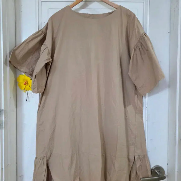 [BUNJANG] Cool Cotton Long Dress - Plus Size / 여름 시원한 고급스러운 디자인이쁜  바스락면 롱원피스  빅사이즈