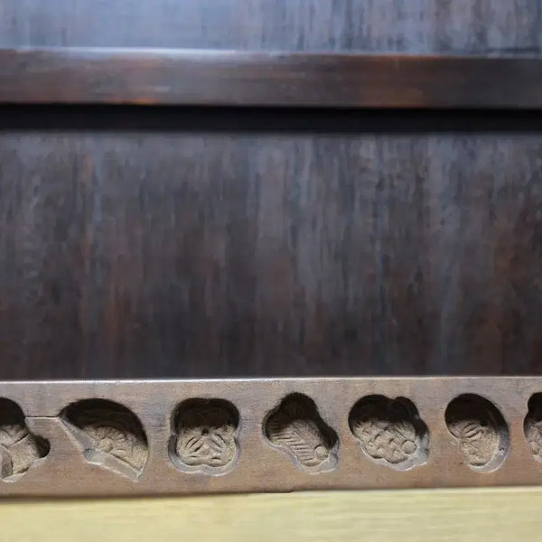 [BUNJANG] Antique Wooden Yakgwa Mold with Engraved Patterns / 앤틱 수집품 <다식판 겸 떡살>