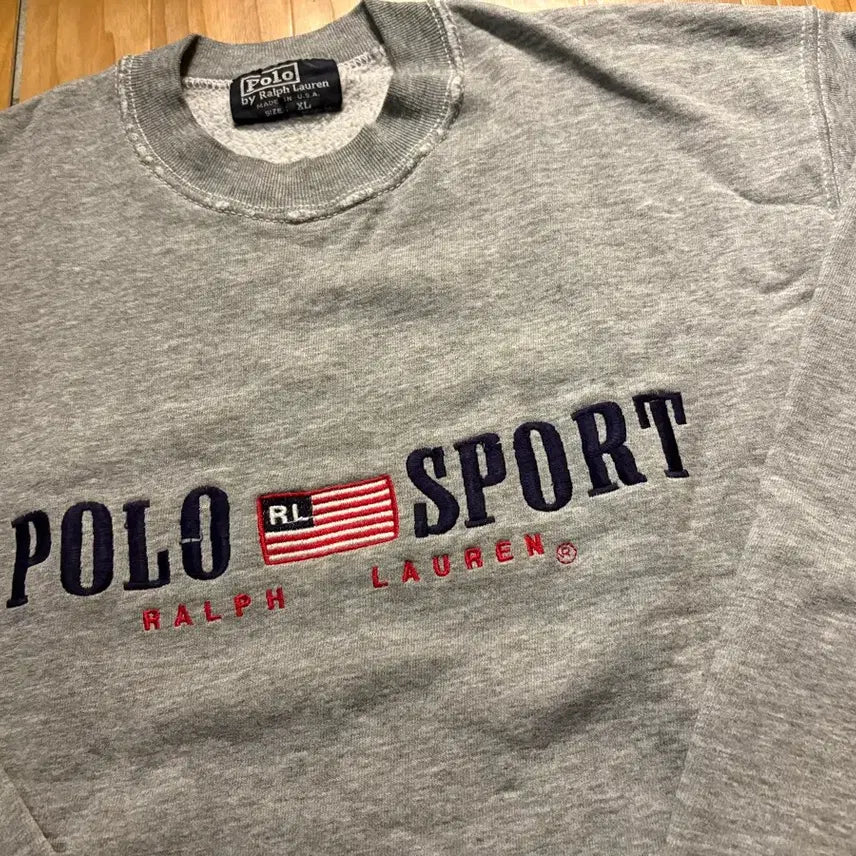 [BUNJANG] Vintage Polo Sport Sweatshirt XL / made in usa vtg polo sport 스웻셔츠 xl
