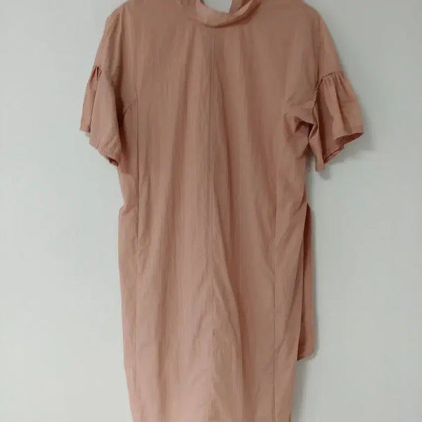 [BUNJANG] JIGOTT Pink Dress with Belt / 지고트(JIGOTT) 핑크 원피스 (허리벨트 포함)