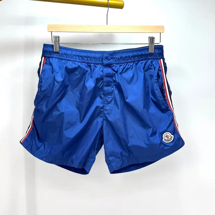 [BUNJANG] Moncler Swim Shorts Blue M Size / [M사이즈] 몽클레어 스윔팬츠 반바지 블루