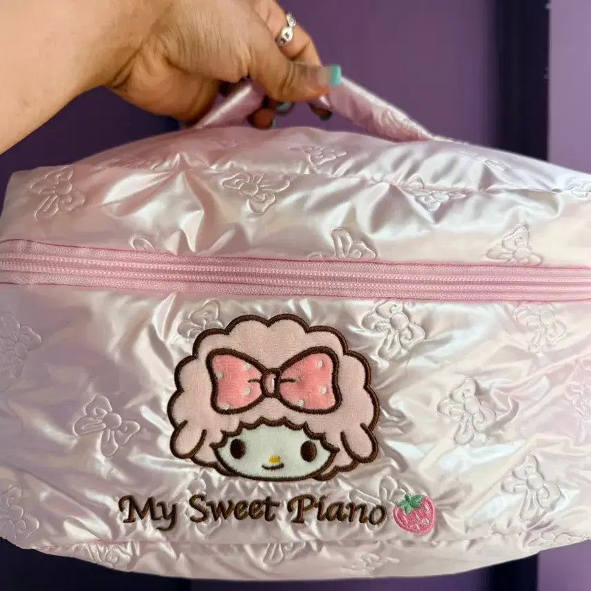 [BUNJANG] Sanrio My Sweet Piano Pink Pouch / 산리오 마이스윗피아노 핑크 파우치 새상품