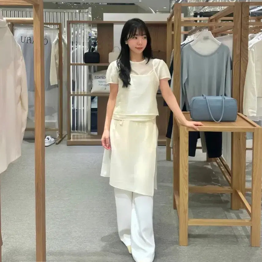 [BUNJANG] URAGO Wrap Skirt (Free Size) / URAGO 유라고 랩스커트 ( 프리)