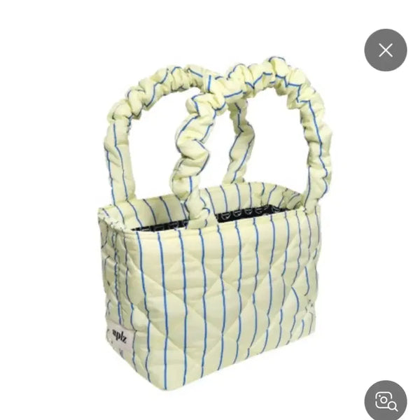[BUNJANG] Please Project Striped Shrug Shoulder Bag / 플리즈프로젝트가방
