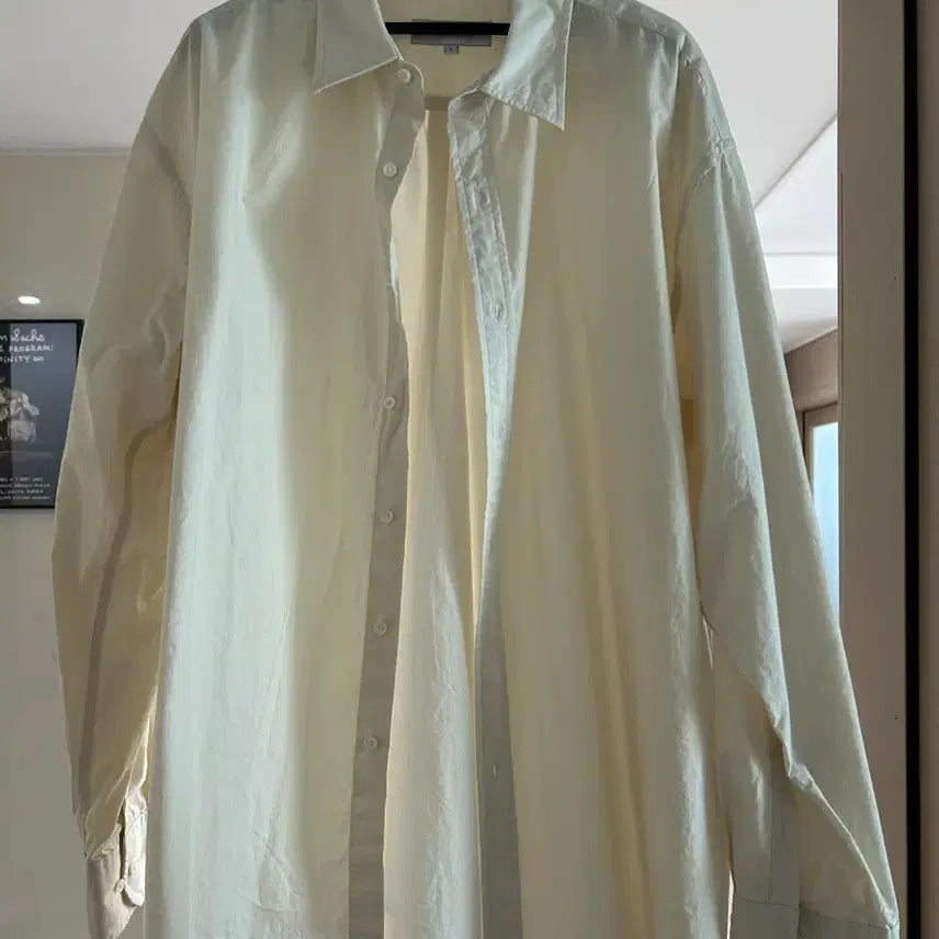 [BUNJANG] Union Blue Laundry Shirt Lemon / 유니온블루 런드리셔츠 레몬 (상태최상)