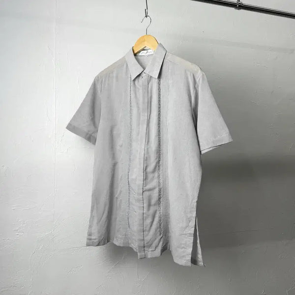 [BUNJANG] Filipino Barong Embroidered Shirt / Barong filipino 핀턱 자수 셔츠