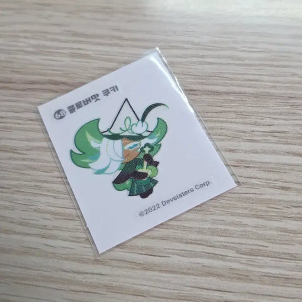 [BUNJANG] Cookie Run Clover Cookie Sticker / 쿠키런 띠부씰 클로버맛 쿠키