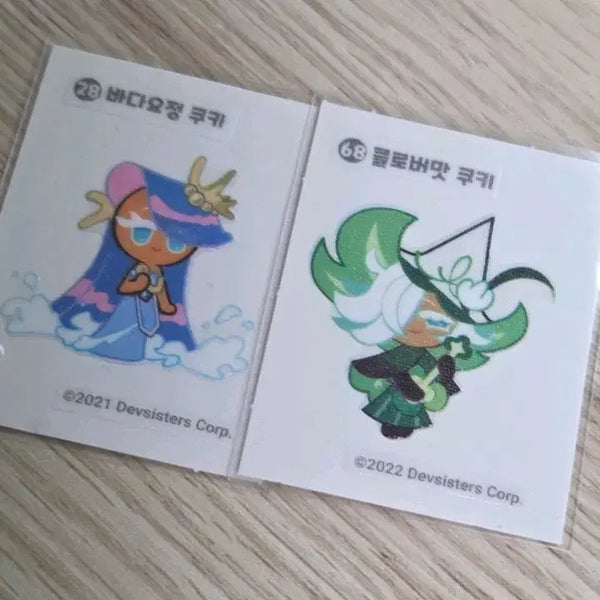 [BUNJANG] Cookierun Rare Seal Set (2 Types) / 쿠키런 희귀씰 2종
