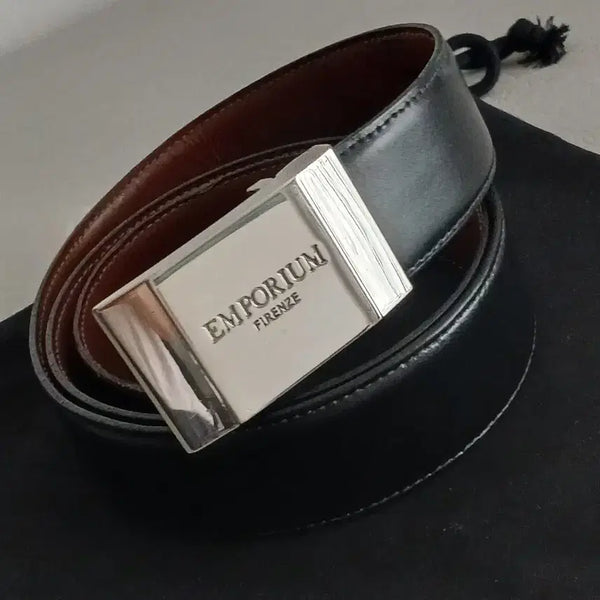 [BUNJANG] Emporium Firenze Leather Belt / 엠포리움 피렌체 가죽 벨트