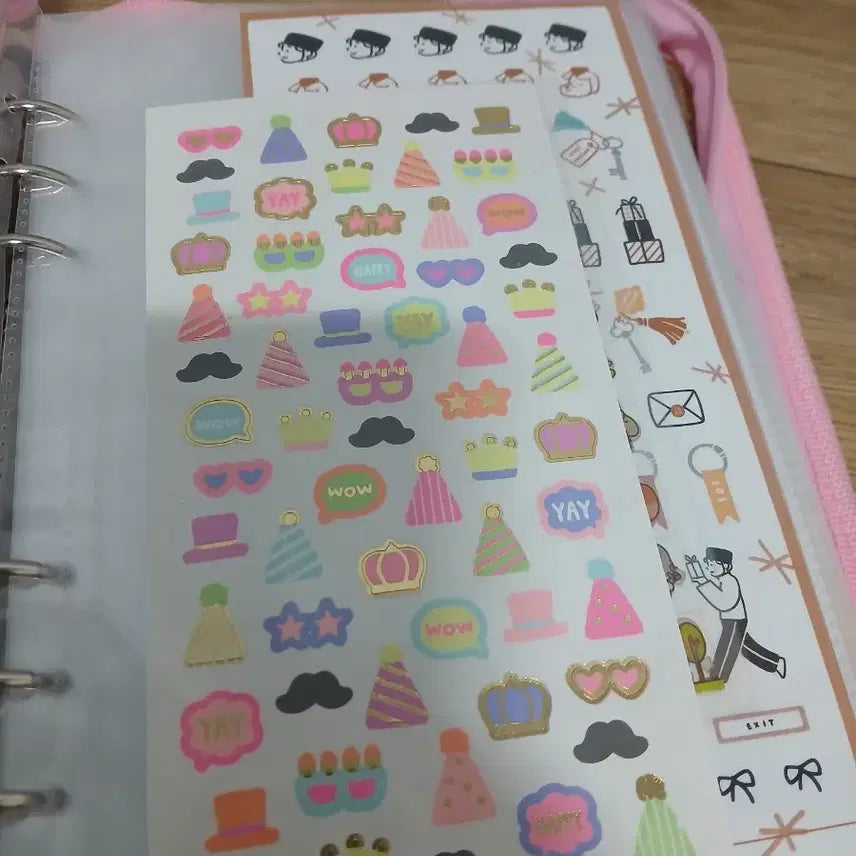 [BUNJANG] 108 Sheets Scrapbooking Sticker Set / 다꾸스티커 전체108장