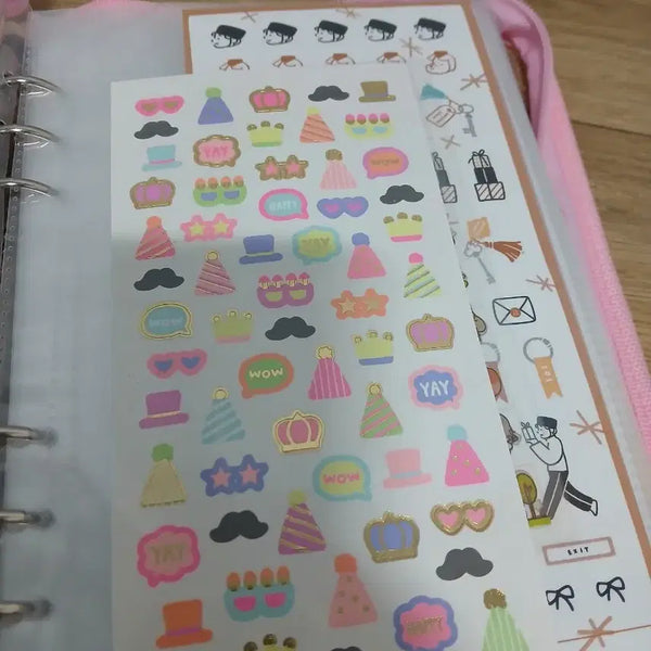 [BUNJANG] 108 Sheets Scrapbooking Sticker Set / 다꾸스티커 전체108장