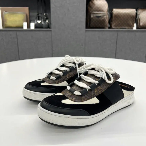 [BUNJANG] Louis Vuitton Ru Open Back Mule Sneakers Size 38 / [ 정품 ] 루이비통 루 오픈백 뮬 스니커즈 38size