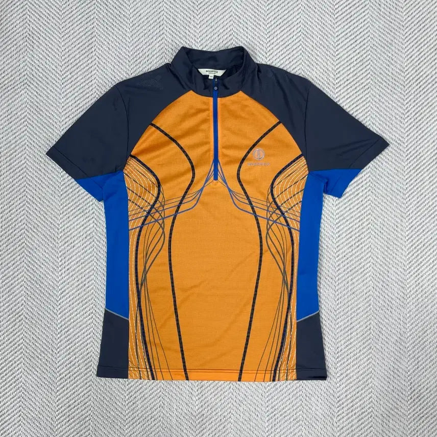 [BUNJANG] Beanpole Outdoor Functional T-Shirt Orange/Gray Size 100 / 빈폴 아웃도어 오렌지/그레이 기능성 티셔츠 100