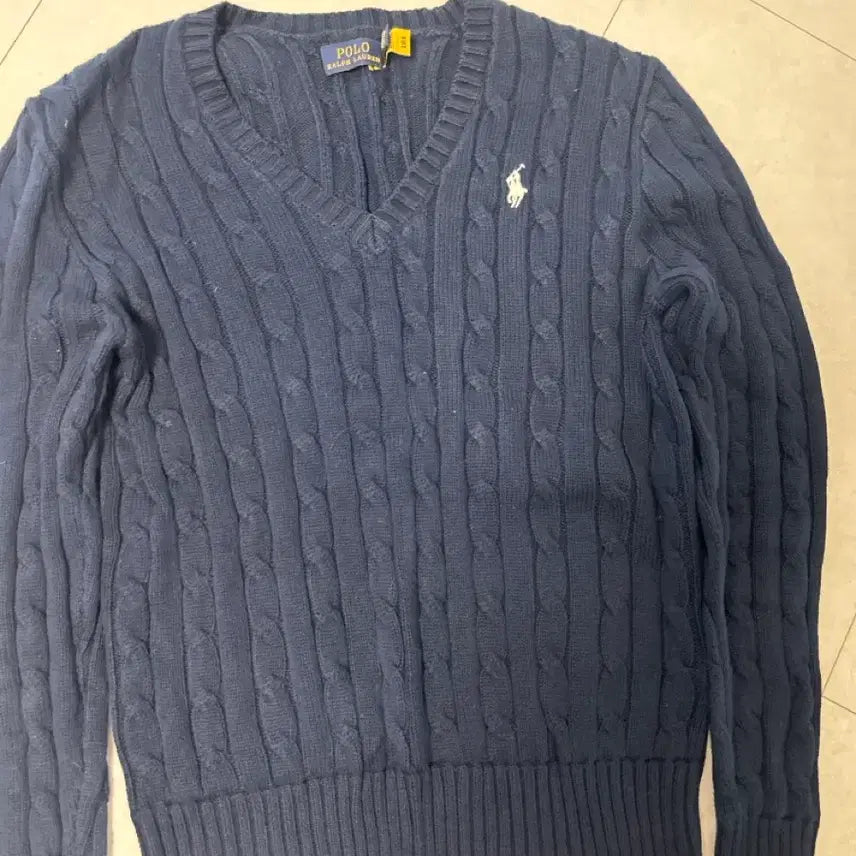 [BUNJANG] Polo Ralph Lauren Navy Knit Sweater / 폴로 네이비 니트