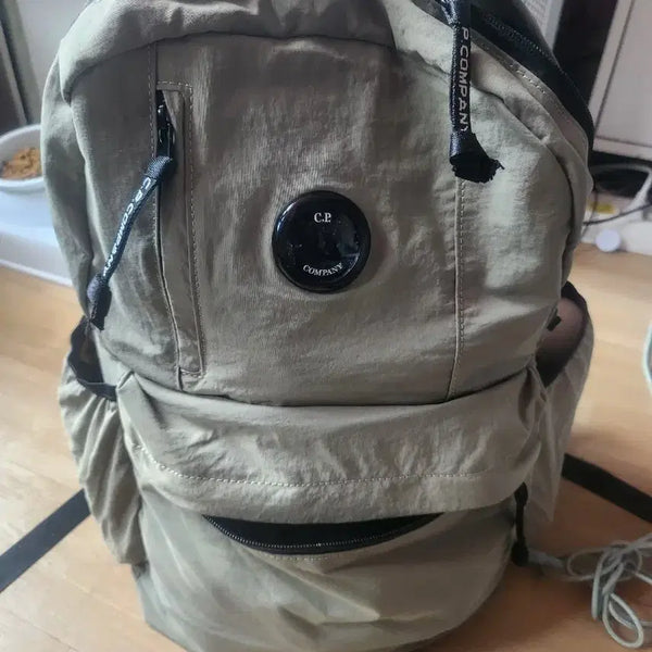 [BUNJANG] C.P. Company Backpack Beige Khaki / C.P.컴퍼니 백팩 베이지 카키색 9만