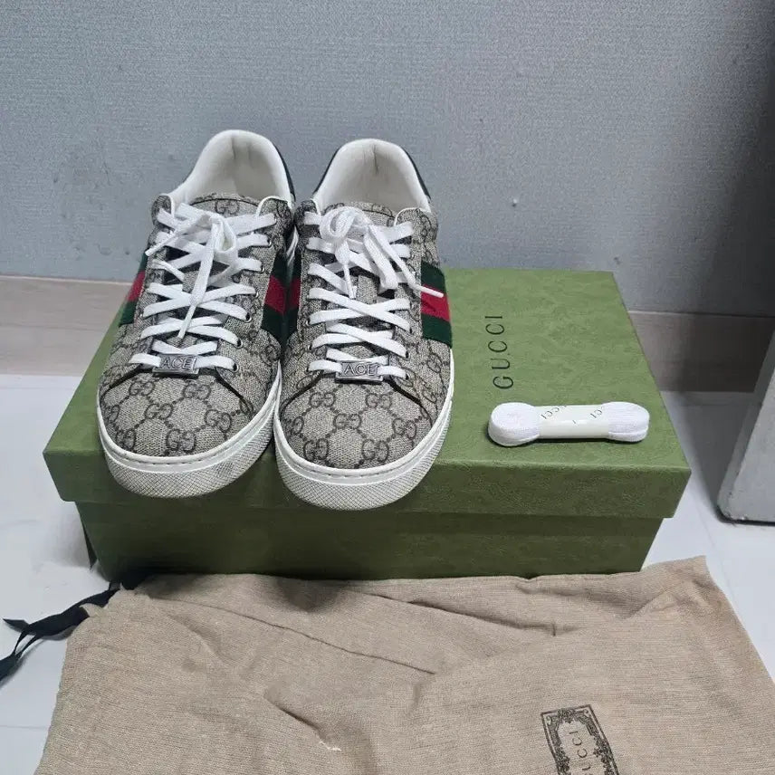 [BUNJANG] Gucci Ace GG Sneakers Size 265 / 구찌 에이스 GG 스니커즈265