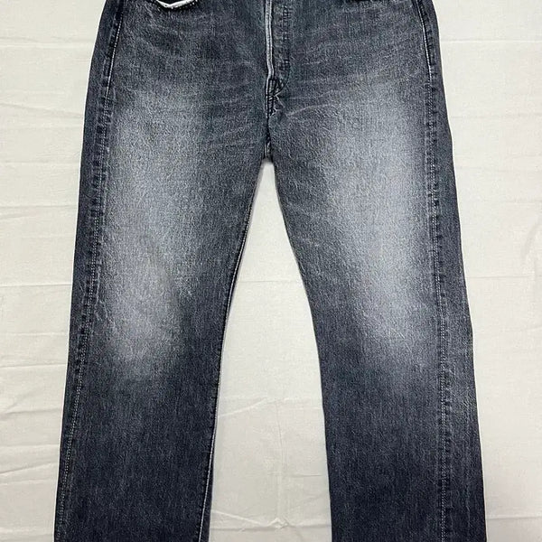 [BUNJANG] Full Count 0105 Dartford Black Indigo Denim Pants / [33] 풀카운트 0105 다트포드 흑청 데님 팬츠