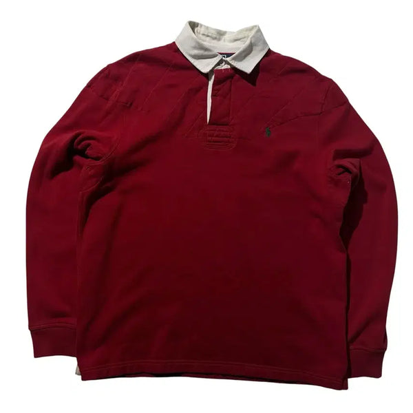 [BUNJANG] Polo Ralph Lauren Rugby Collar T-Shirt / [L] 폴로 랄프로렌 럭비 카라 티셔츠