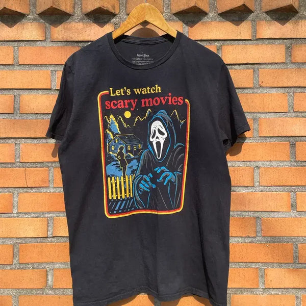 [BUNJANG] Ghost Face Graphic T-Shirt / 고스트 그래픽 티셔츠