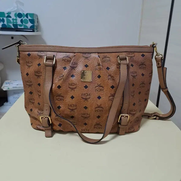 [BUNJANG] MCM Shopper Shoulder Bag / MCM 숄드백 쇼퍼백