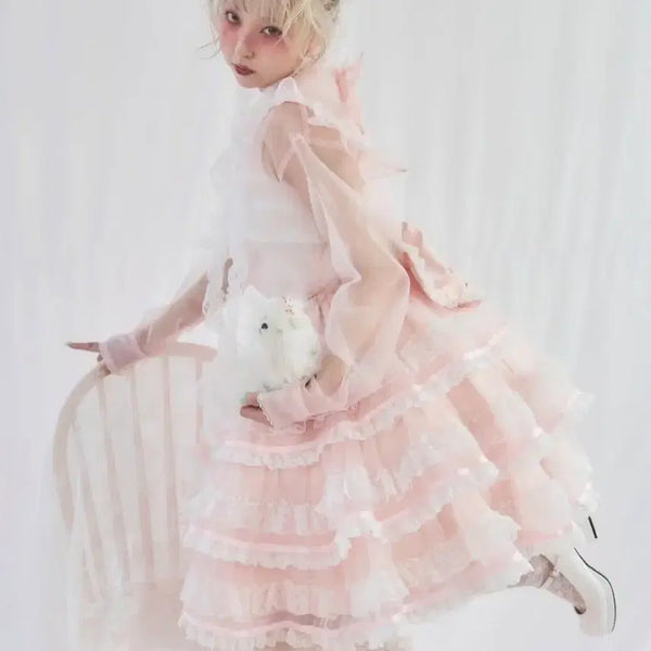 [BUNJANG] Lillily Starlight Ribbon Tulle Skirt / lillily 릴릴리 스타라이트 리본 튤 스커트